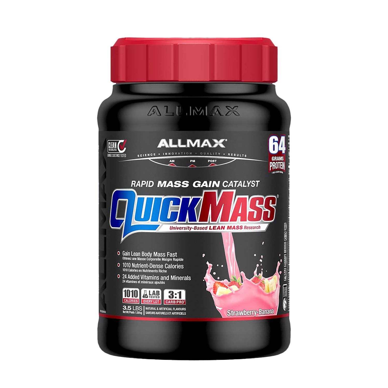 QuickMass&reg; - Strawberry Banana - 3.5lbs  | GNC